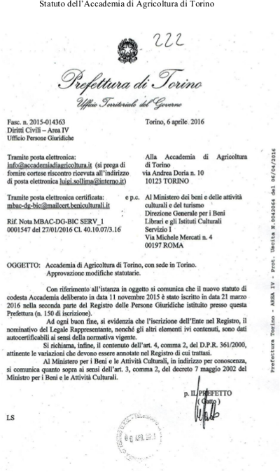 Statuto Accademia