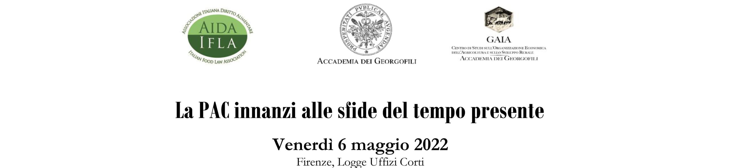 La PAC innanzi alle sfide del tempo presente