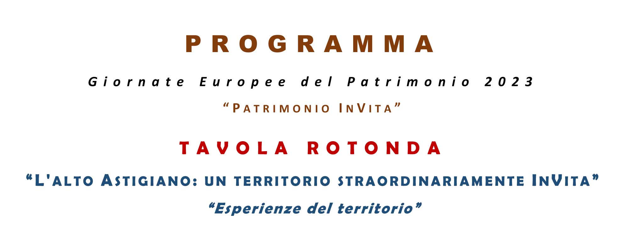 Giornate Europee del Patrimonio 2023