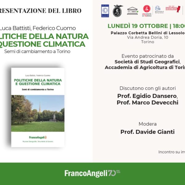 Presentazione libro Politiche della natura e questione&hellip;