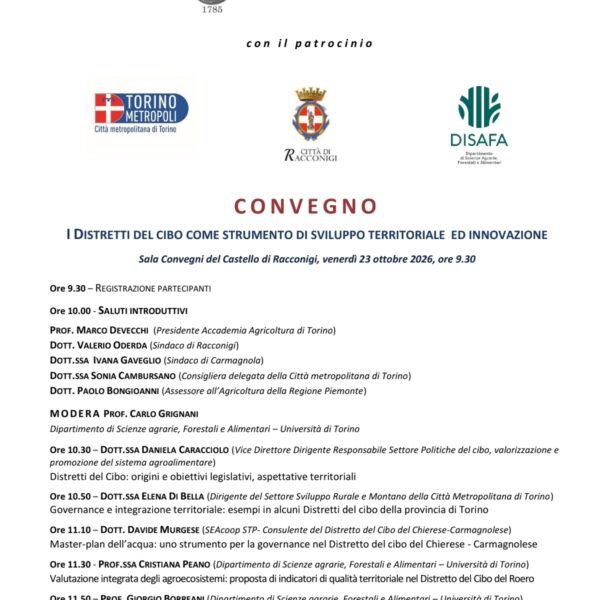 Racconigi – Convegno i distretti del cibo&hellip;